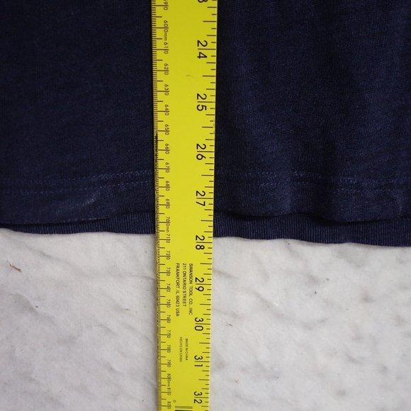 Vtg POLO SPORT Football Jersey T-Shirt Sewn Patches #22 Blue White Men's L - Picture 6 of 11